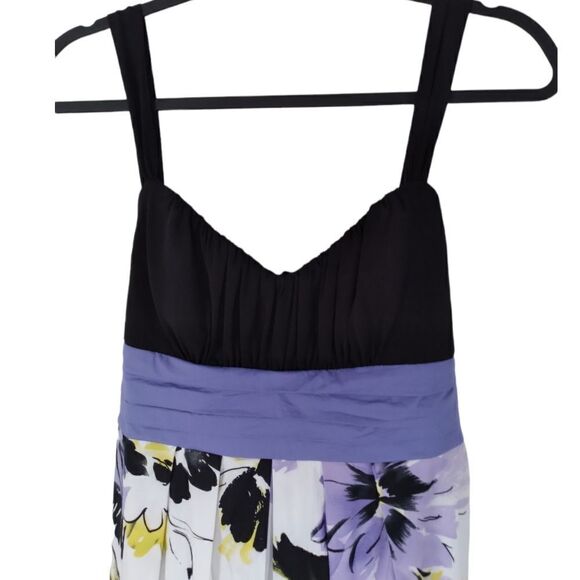 Iz byer Floral Print Dress with Toole Lining - Picture 4 of 8